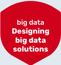 Rood schild met tekst Big Data Solutions