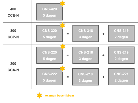 Citrix Networking leerpaden schematisch weergegeven