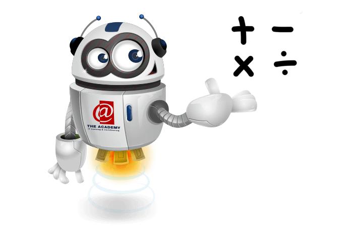 Hoe verbetert de AI-Tutor het leerrendement? Buddy onze mascotte die een berekening maakt