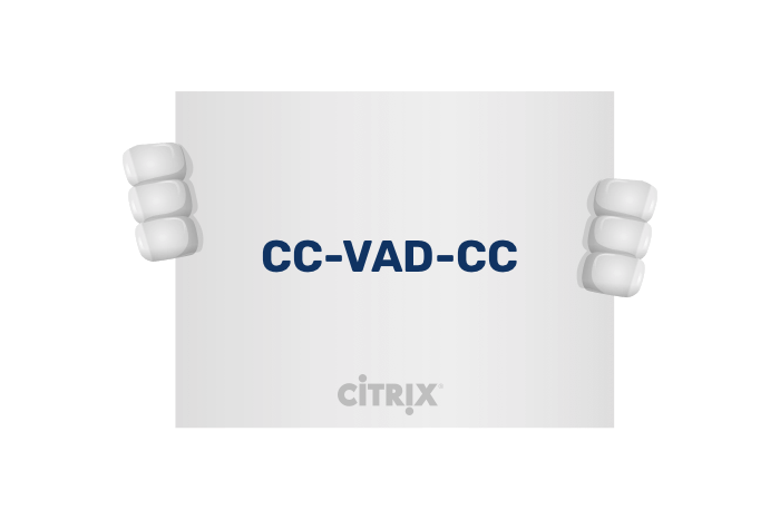Buddy onze Mascotte met de tekst Citrix Certified Expert - Virtualization