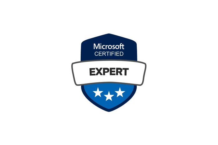Het Microsoft Expert certificering logo