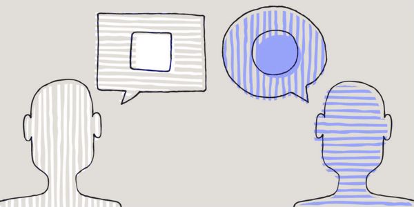 Soft Skills Beinvloeden training Miscommunicatie tussen twee personen die praten