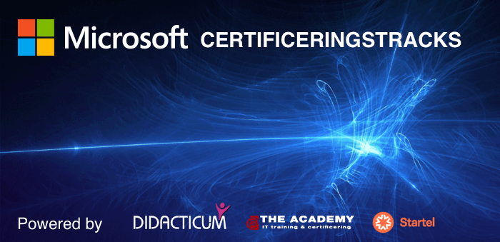 Microsoft Certificeringstracks powered by Didacticum, @The Academy en Startel